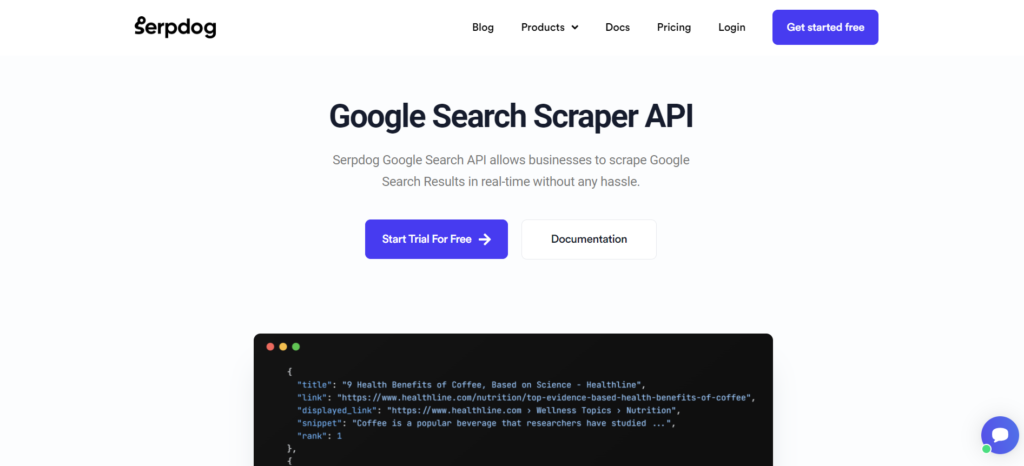 Serpdog: Google Search API