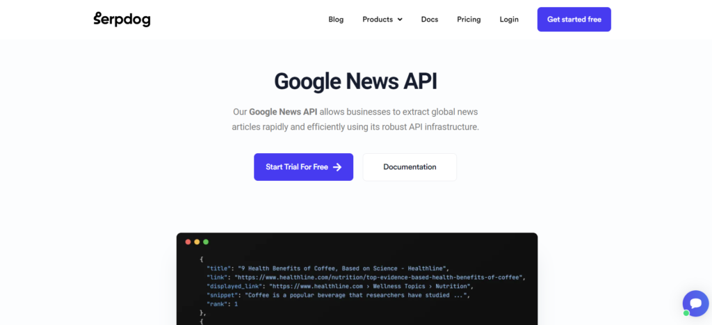 Google News API
